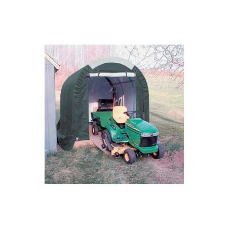 Clearspan Mini Garage/Storage Shed 8'W x 8'H x 12'L Gray PB01900R4G